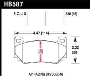 Audi A6 Brake Pads - Rear - Hawk Performance - HPS 5.0 - `02-`04 Audi A6 Brake Pads - Rear - Hawk Performance - HPS 5.0 - `02-`04